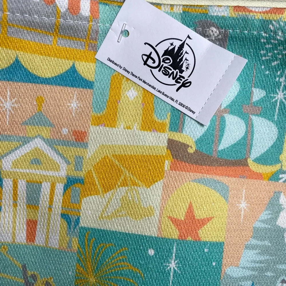 Disney Parks Disneyland Kitchen Towel Set Sleeping Beauty Castle Pastel Colors